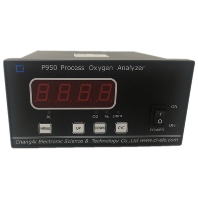 RS232 P950 Process Oxygen Purity Analyzer เซ็นเซอร์ไฟฟ้าเคมี O2 Purity Analyzer